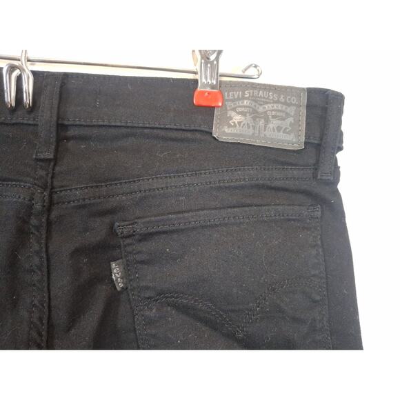 Levi's 711 Skinny Jeans Women's 30x30 Black - Picture 6 of 6